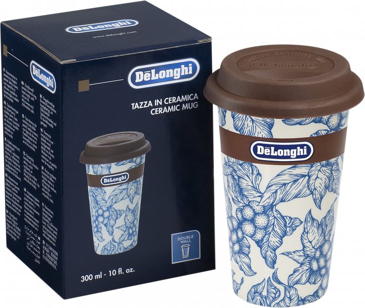 Термокружка Delonghi DLSC064 BLU FLOWER фото №2