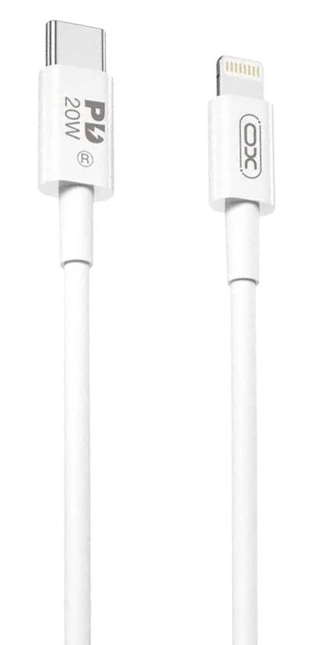 XO USB Cable NB-Q189B PD 20W Type-C - Lightning 2m white