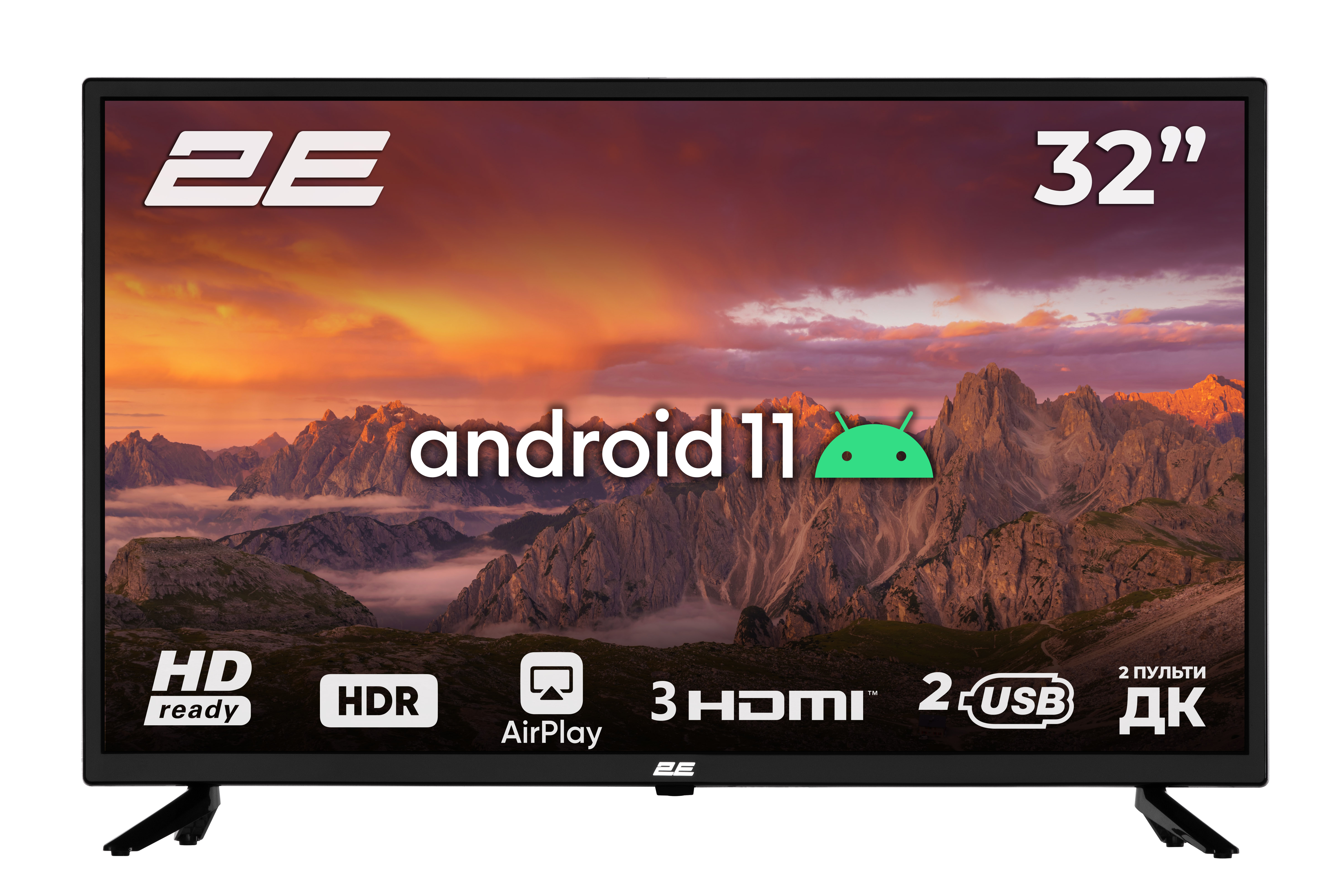 Телевізор 2E 32A06K