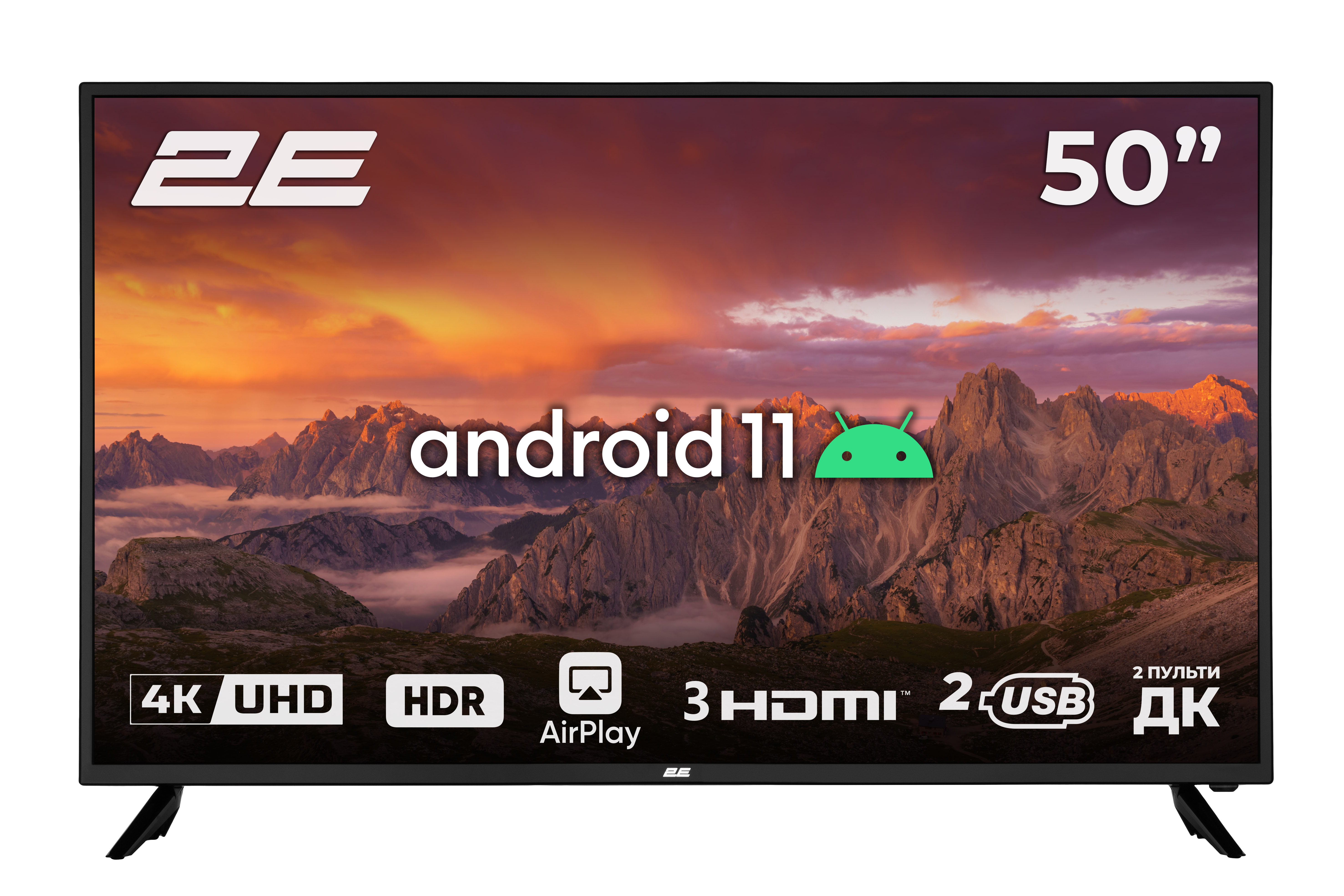 Телевізор 2E 50A06K