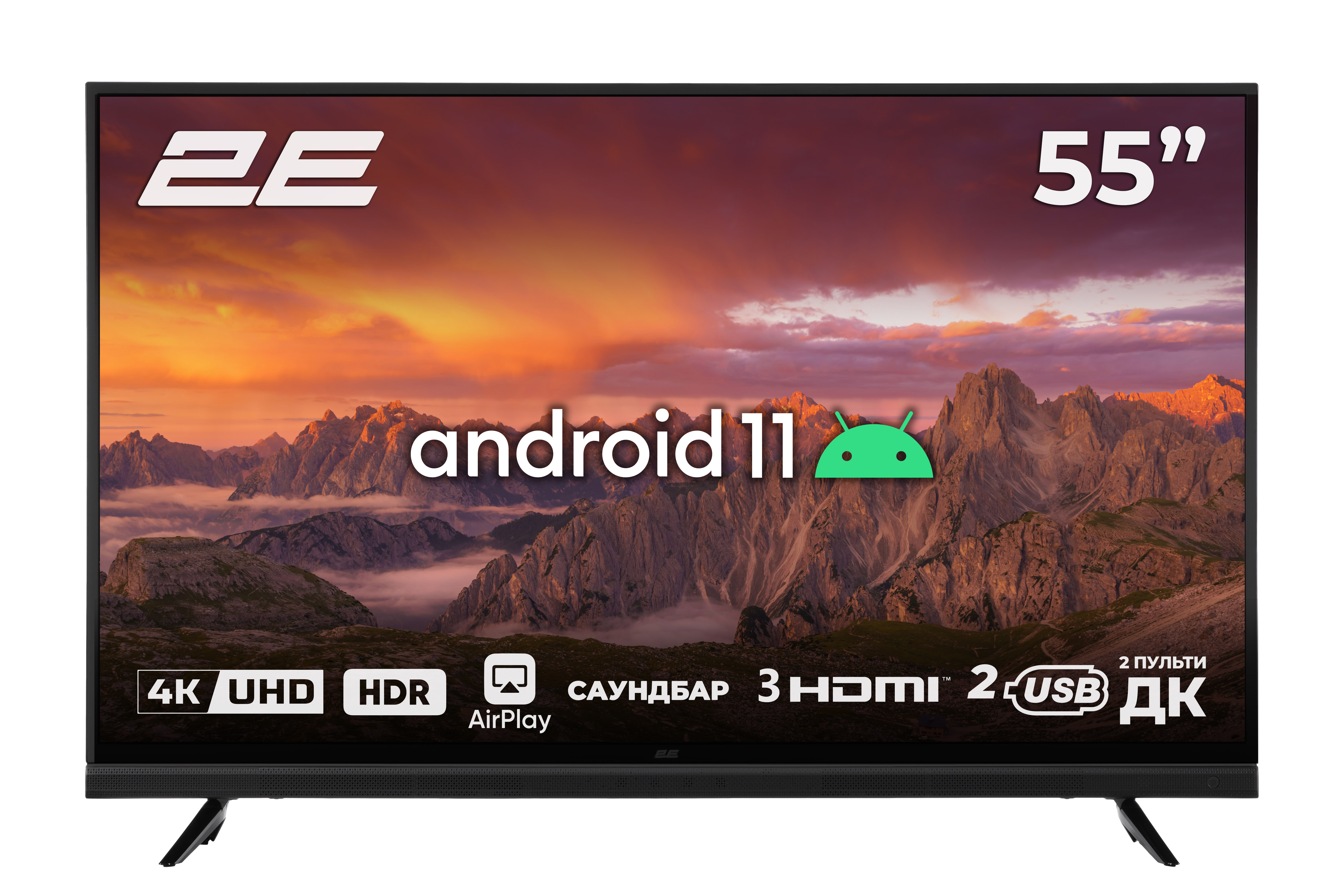 Телевізор 2E 55A06L
