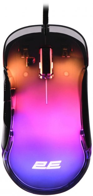 Компьютерная мыш 2E GAMING MG345 RGB USB Transparent