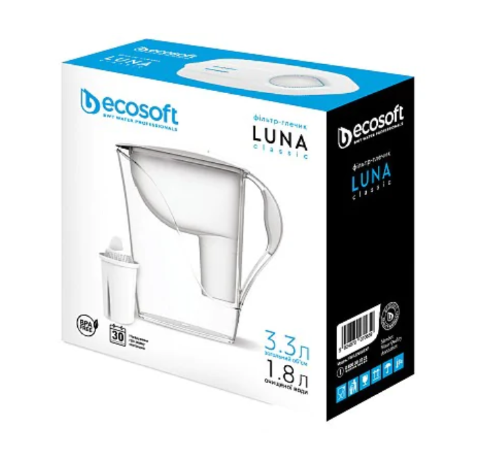 Фільтри-глечики Ecosoft Luna Classic 3,3л