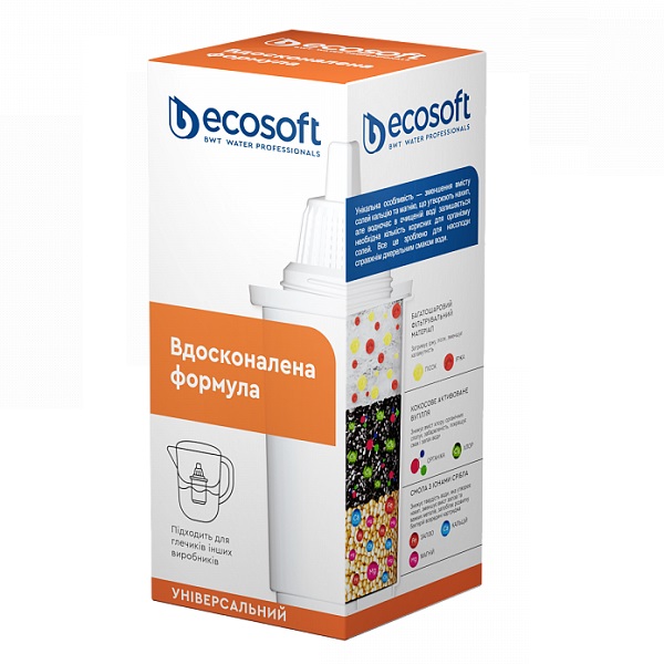 Фільтри-глечики Ecosoft Картридж універсальний (Бар'єр, Аквафор, Наша Вода)