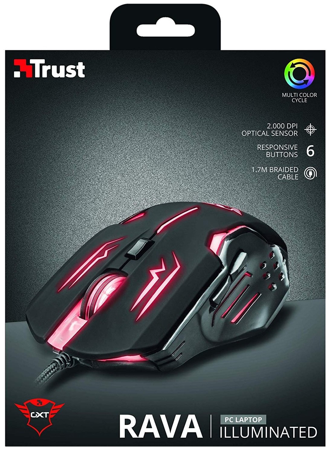 Компьютерная мыш Trust GXT 108 RAVA USB Black (22090) фото №8