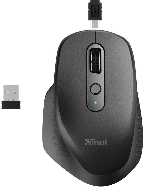 Компьютерная мыш Trust Ozaa Rechargeable WL Black (23812) фото №6