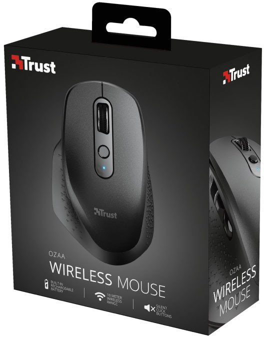 Компьютерная мыш Trust Ozaa Rechargeable WL Black (23812) фото №7