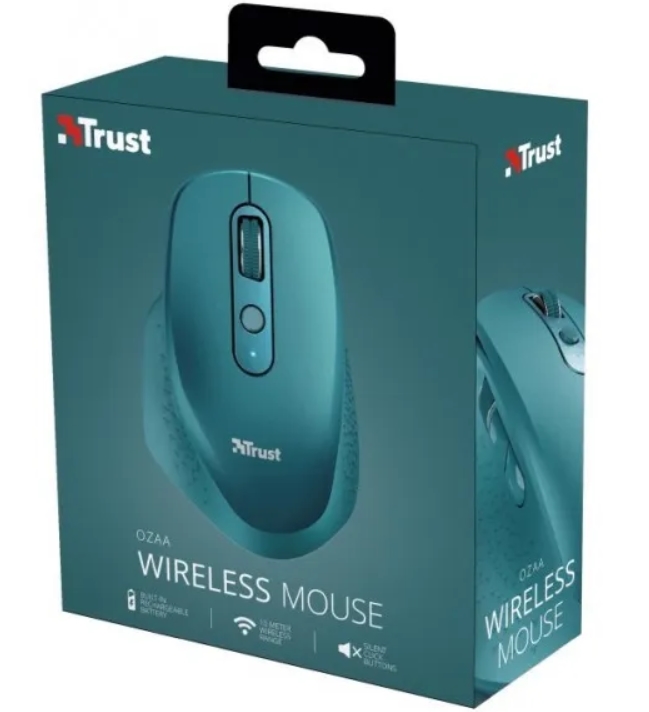 Компьютерная мыш Trust Ozaa Rechargeable WL Blue (24034) фото №8