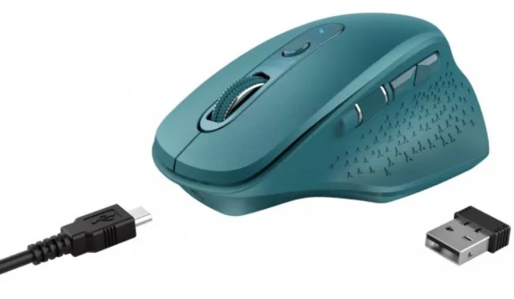 Компьютерная мыш Trust Ozaa Rechargeable WL Blue (24034) фото №6