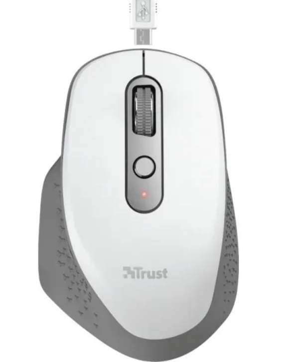 Компьютерная мыш Trust Ozaa Rechargeable WL White (24035) фото №8