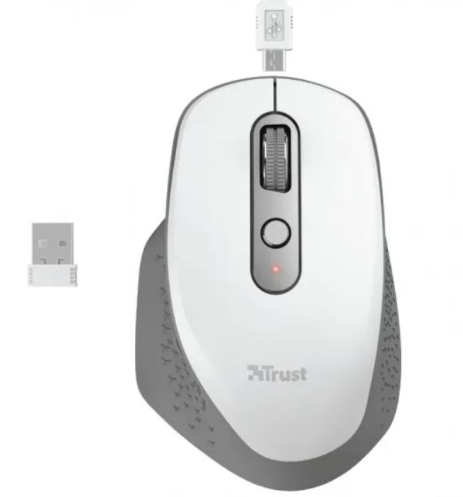 Компьютерная мыш Trust Ozaa Rechargeable WL White (24035) фото №5