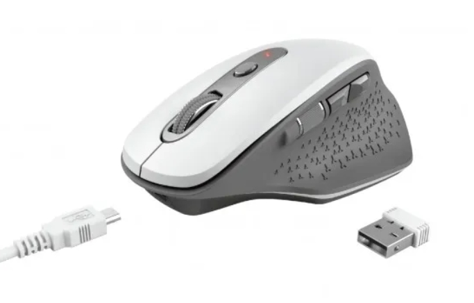 Компьютерная мыш Trust Ozaa Rechargeable WL White (24035) фото №6