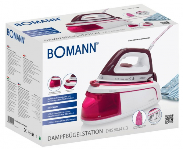 Утюг Bomann DBS 6034 CB (DBS6034CB) фото №6
