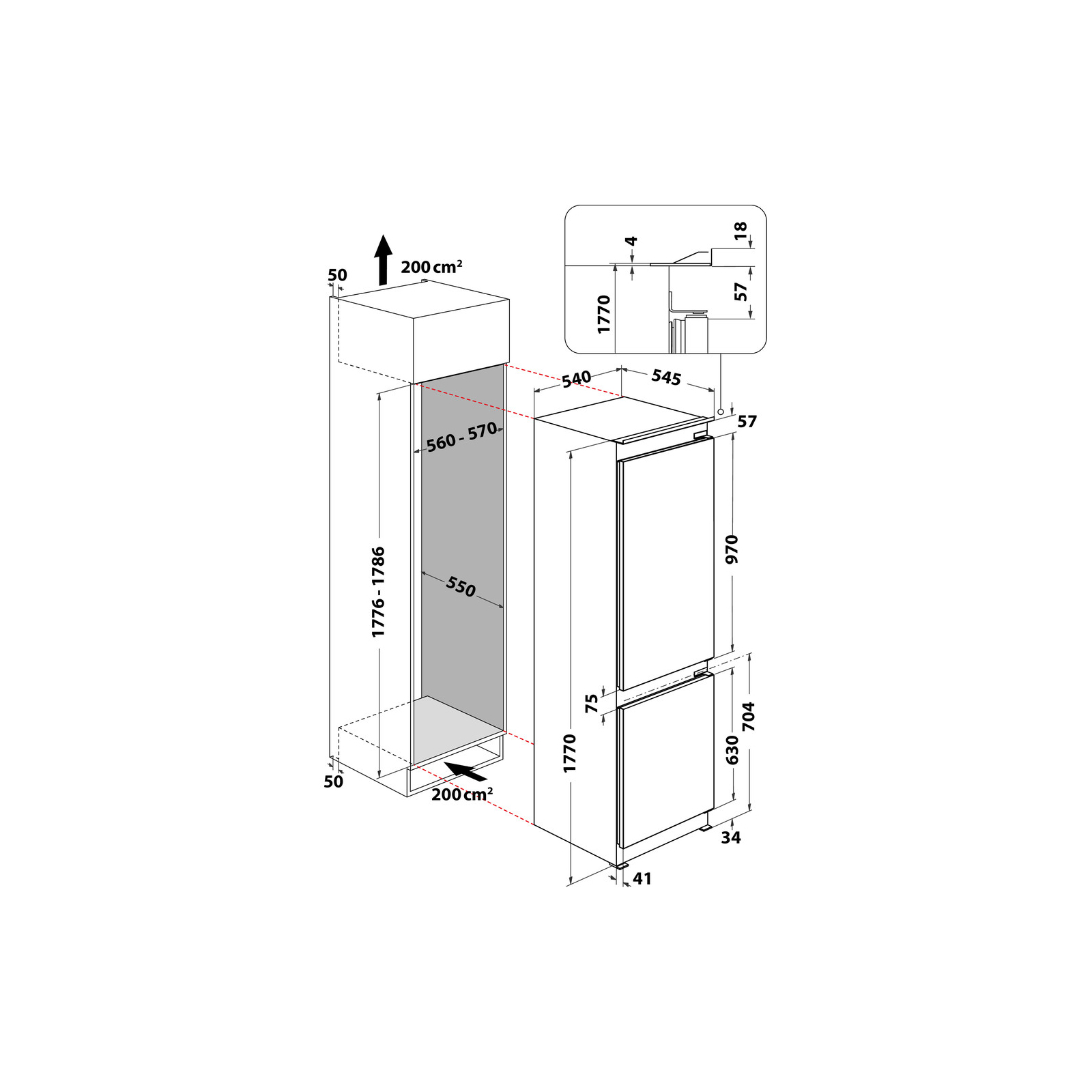 Холодильник Whirlpool WHC18T311 фото №8