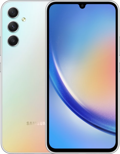 Смартфон Samsung SM-A346E (Galaxy A34 5G 6/128Gb) ZSA silver
