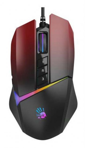 Компьютерная мыш A4Tech W60 Max Bloody Gradient Red