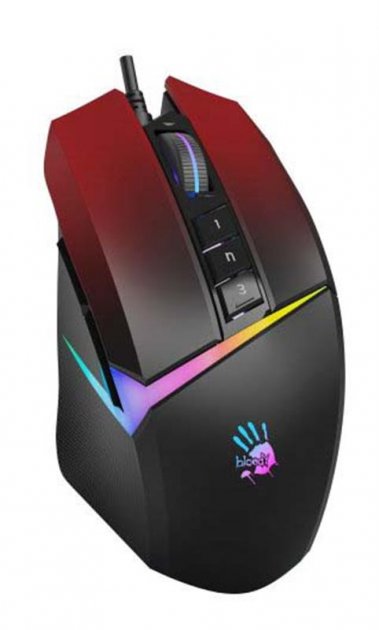Компьютерная мыш A4Tech W60 Max Bloody Gradient Red фото №2