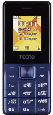 Мобільний телефон Tecno T301 Deep Blue (4895180778681)