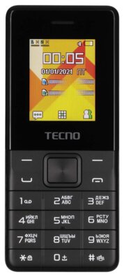 Мобильный телефон Tecno T301 Phantom Black (4895180778674)