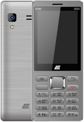 Мобільний телефон 2E E280 2022 Dual SIM Silver (688130245227)