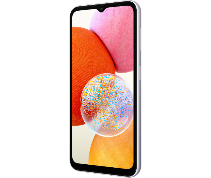 Смартфон Samsung Galaxy A14 4/128GB Silver (SM-A145FZSWSKZ) фото №4