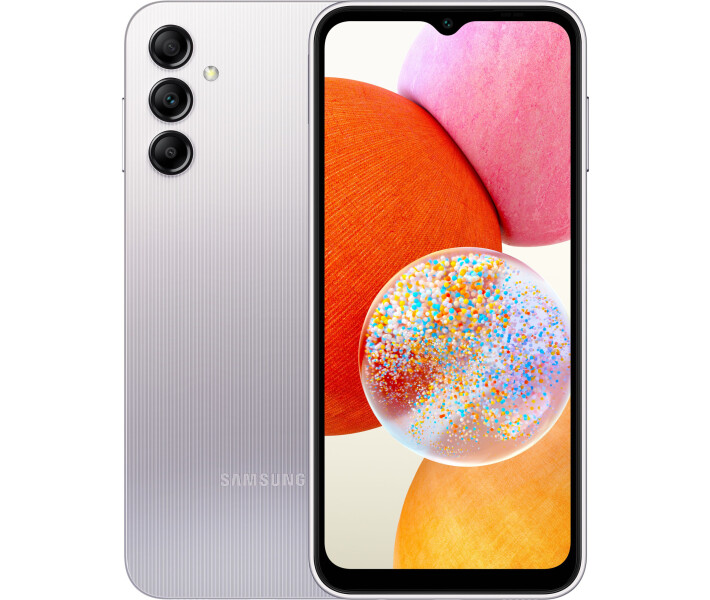 Смартфон Samsung Galaxy A14 4/128GB Silver (SM-A145FZSWSKZ)
