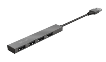 ХАБ Trust Halyx Aluminium 4-Port Mini USB Hub (23786) фото №3