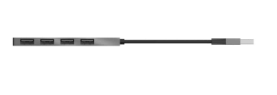 ХАБ Trust Halyx Aluminium 4-Port Mini USB Hub (23786) фото №5