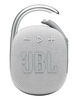Портативна колонка JBL Clip 4 Eco White (JBLCLIP4ECOWHT)
