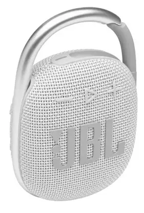 Портативна колонка JBL Clip 4 Eco White (JBLCLIP4ECOWHT) фото №2