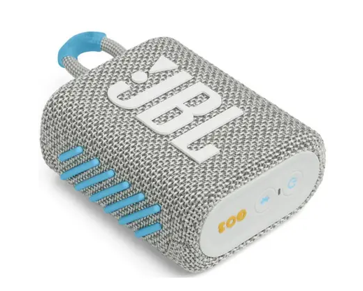 Портативна колонка JBL Go 3 Eco White (JBLGO3ECOWHT) фото №2