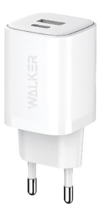 МЗП Walker WH-60 PD_30W / QC3.0_18W / 36W Max white