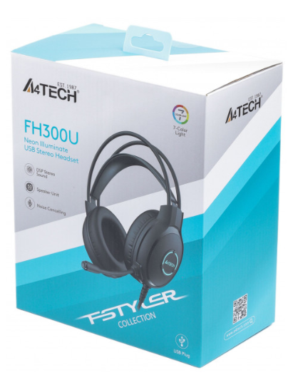 Наушники A4Tech FH300U Black фото №4