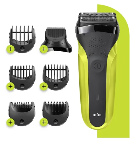 Бритва Braun 300BT Series 3 black/green фото №2