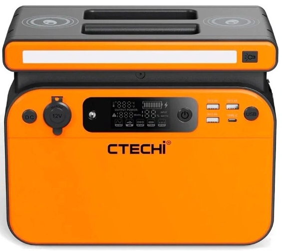 Зарядний пристрій CTECHi GT500 Portable Power Station 500W 518Wh фото №2