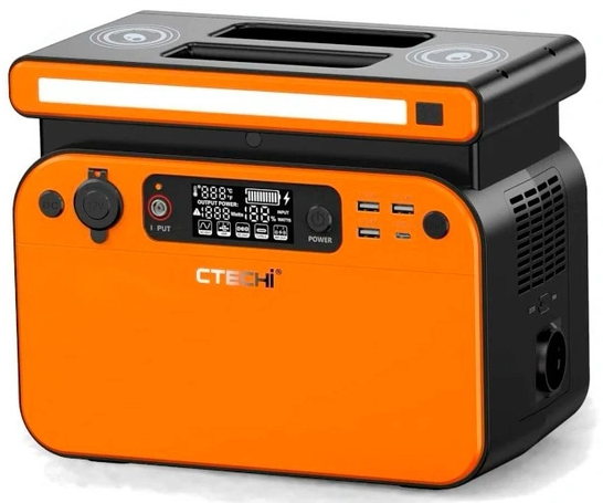 Зарядний пристрій CTECHi GT500 Portable Power Station 500W 518Wh фото №3