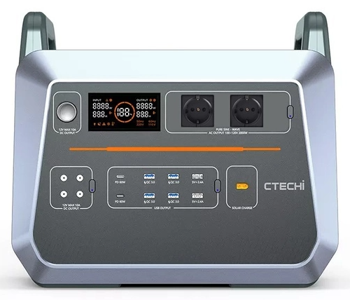 Зарядний пристрій CTECHi ST2000 Portable Power Station 2000W 1536Wh