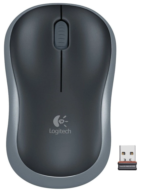 Комп'ютерна миша Logitech Wireless M185 Grey фото №2