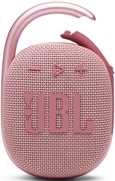 Портативна колонка JBL Clip 4 Pink (JBLCLIP4PINK)