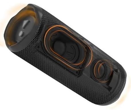 Портативна колонка JBL Flip 6 Black (JBLFLIP6BLKEU) фото №8