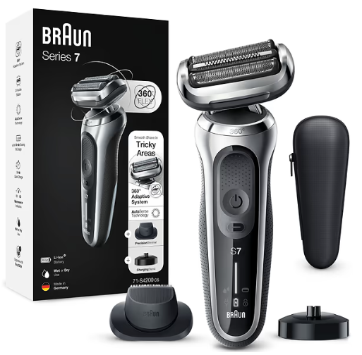 Бритва Braun Series 7 71-S4200cs Сріблястий / Чорний фото №3