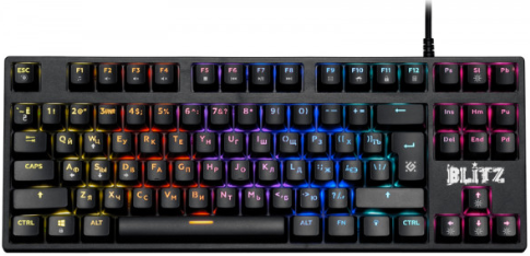 Клавіатура Defender Blitz GK-240L EN, Rainbow, mechanical (45241)