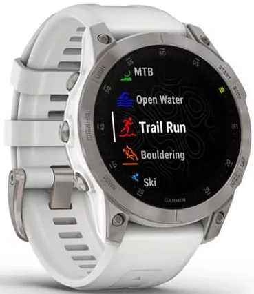 Smart часы Garmin EPIX gen 2, Sapphire,White,Titanium, GPS (010-02582-21) фото №10