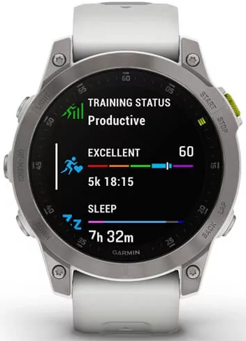 Smart часы Garmin EPIX gen 2, Sapphire,White,Titanium, GPS (010-02582-21) фото №11