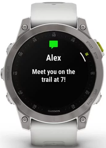 Smart часы Garmin EPIX gen 2, Sapphire,White,Titanium, GPS (010-02582-21) фото №2
