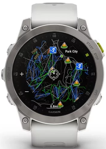 Smart часы Garmin EPIX gen 2, Sapphire,White,Titanium, GPS (010-02582-21) фото №3
