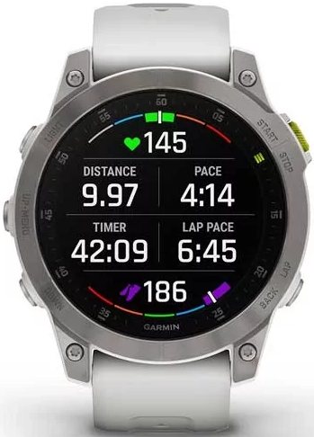 Smart часы Garmin EPIX gen 2, Sapphire,White,Titanium, GPS (010-02582-21) фото №5