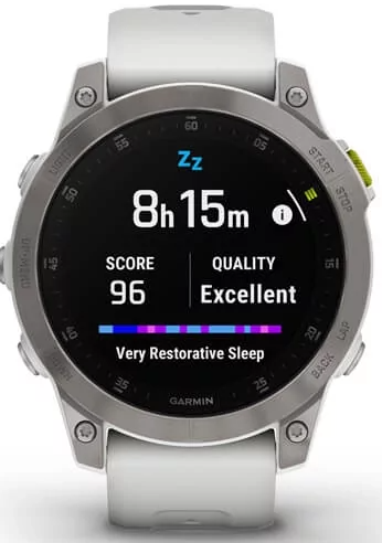 Smart часы Garmin EPIX gen 2, Sapphire,White,Titanium, GPS (010-02582-21) фото №6