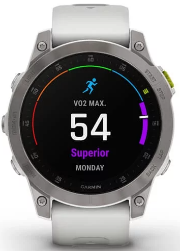 Smart часы Garmin EPIX gen 2, Sapphire,White,Titanium, GPS (010-02582-21) фото №8