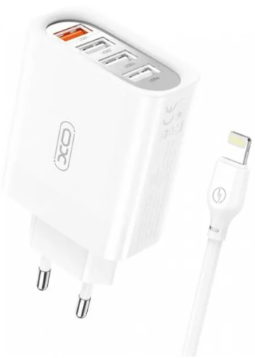 МЗП XO L100 36W (18W/1USB   2.4A/3 USB)